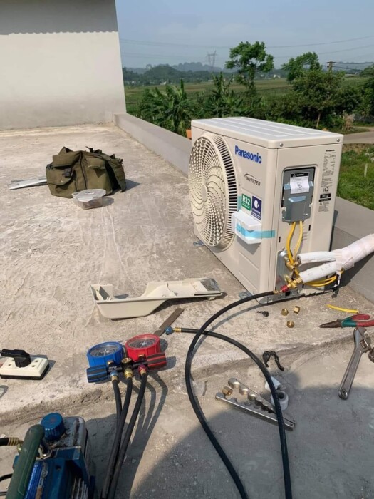 Sửa Máy Lạnh ở Bình Dương Nạp gas máy lạnh R410A tại Bình Dương