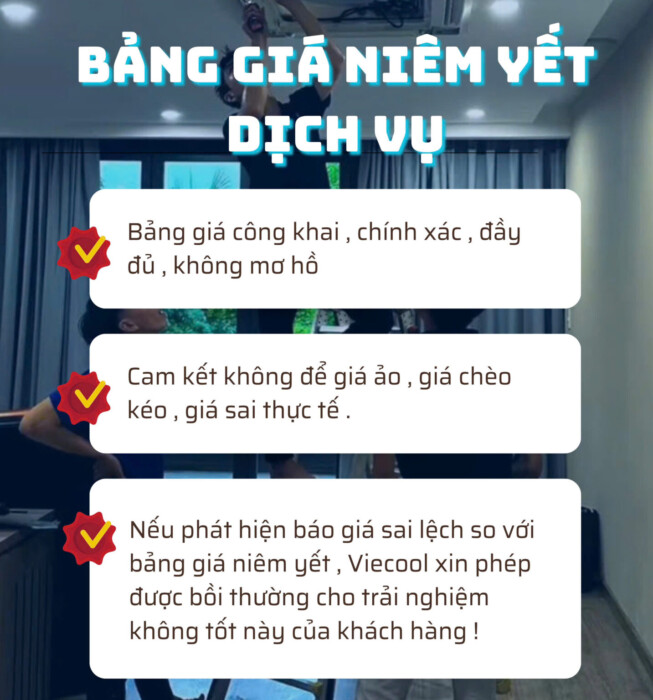 Sửa Máy Lạnh ở Bình Dương Bảng giá công khai, minh bạch