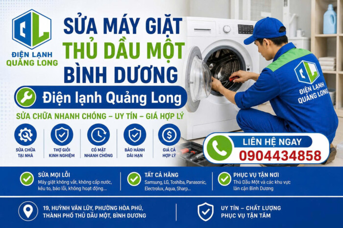 Sửa máy giặt Thủ Dầu Một