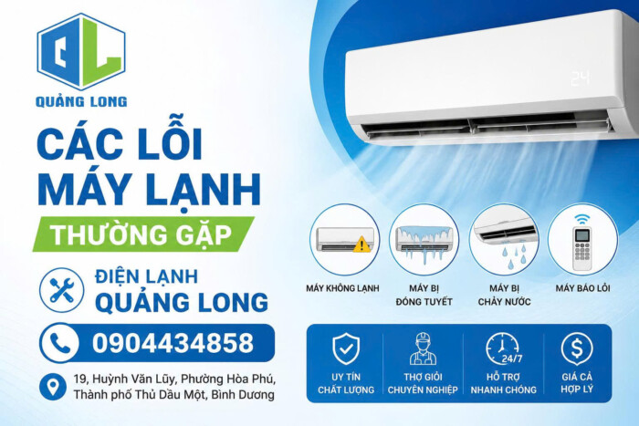 Các Lỗi Máy Lạnh Thường Gặp