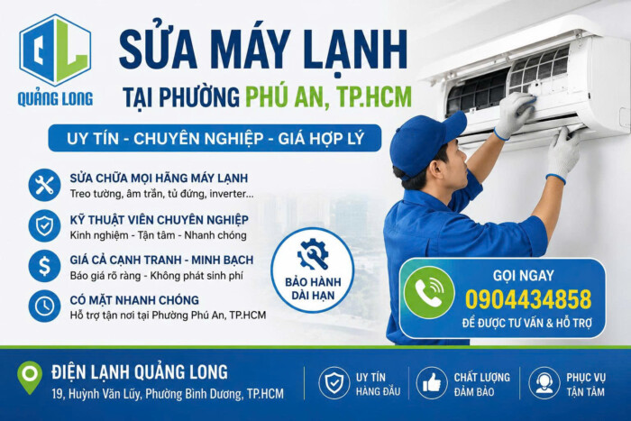 Sửa Máy Lạnh Tại Phường Phú An